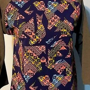Lularoe Aztec Randy Raglan T